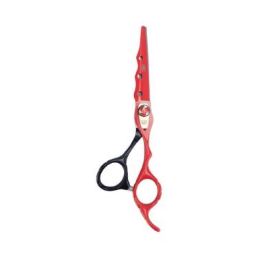 Imagem de Tesoura De Cabelo Profissional De 6 Polegadas, Aço Inoxidável, Barbeir