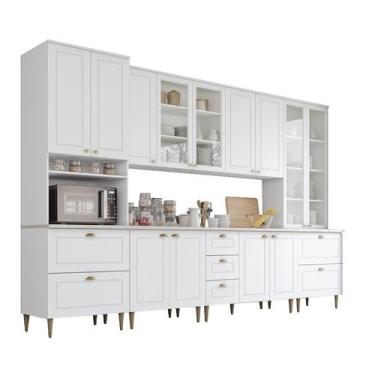 Imagem de Cozinha Modulada Americana 08 Branco - Henn
