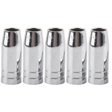 Imagem de 5 peças MB25AK MIG Bocal de gás para tocha de soldagem Binzel acessórios de cobre de 15 mm de diâmetro