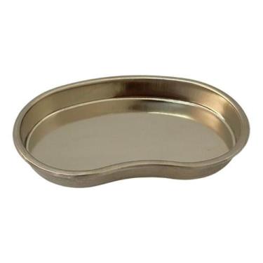 Imagem de Bandeja De Inox Pequena Organização - Bandeja Inox, Escova Secadora PE