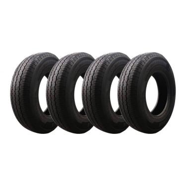 Imagem de Kit 4 Pneus Milever Aro 14C 185R14C ML150 8 Lonas 102/100R