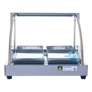 Imagem de Estufa de salgados elétrica 220 voltagem  37cm com 2 Bandejas Supritec