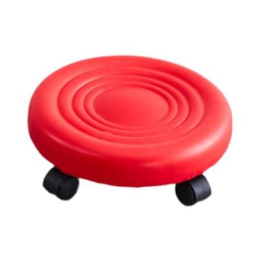 Imagem de WeiLaiKeQi Bancos curtos do rolo de rolo baixo giro, Vermelho