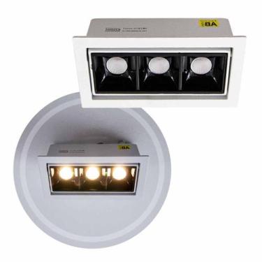 Imagem de Spot LED Embutir Picco Preto 7W 2700K Foco Orientável 4582 ST3228 - In