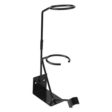 Imagem de Gravity Feed Taint Spray Stand Stand Stand Stand com suporte de parede de suporte do filtro Pintura de tinta Pintura de tinta Black Steel Lightweight Projeto resistente para