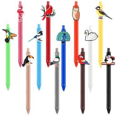 Imagem de Sayglossy 12 peças de canetas esferográficas para amantes de livros, presentes divertidos, suporte emocional, agradecimento, para professores, estudantes, leitores, formatura, clube, lembrancinhas de