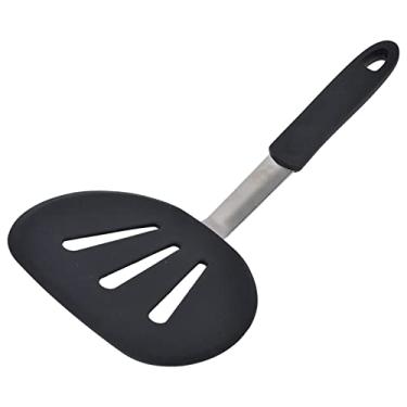 Imagem de Espátula Larga Redonda de Chef, Espátula de Silicone Flexível, Calor para Panquecas, Ovos e Mais Utensílios de Cozinha, Ferramentas de Cozinha