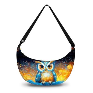 Imagem de Bolsa tiracolo casual para mulheres, bolsa de ombro leve com alça ajustável para viagem, caminhada, treino, Amarelo