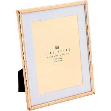 Imagem de Calina Porta-Retratos 13X18 23X18X3Cm Metal Cobre