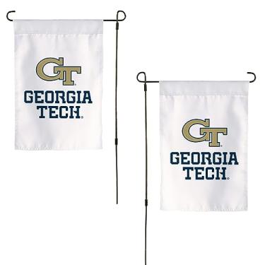 Imagem de Desert Cactus Bandeira Georgia Tech GT Garden – Faixa de jaquetas amarelas Georgia Tech 48 x 30 cm, para exibição ao ar livre e eventos (Design H)