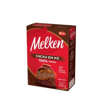 Imagem de Chocolate melken em pó harald 200g, 100% CACAU