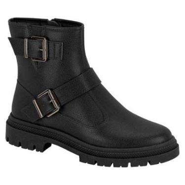 Imagem de Bota Feminina Biker Napa Preto Moleca 5344.106-Feminino