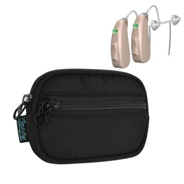 Imagem de Beautyflier Bolsa Para Aparelho Auditivo, Tamanho De Bolso, Transporte Amplificador, Acessórios Implante Coclear, Mini Carteira Dispositivo (Somente Estojo)