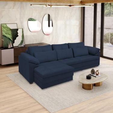 Imagem de Sofá Retrátil Elétrico Sala de Estar Nolan Bipartido 297cm Conforto Pr