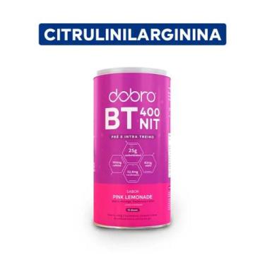 Imagem de BT 400 Nitrato Pré e Intra Treino Dobro - 450g, pink lemonade