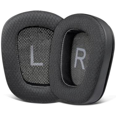 Imagem de SOULWIT Almofadas De Substituição Para Fones Ouvido Logitech G35 G930 G933 G935 G633 G635 G533 G430 G431 G432 G433, Auriculares G332 G230 G231 G233 - Preto