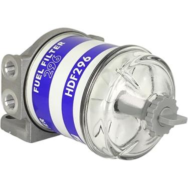 Imagem de XYZIL Filtro De Combustível Com Recipiente Vidro 6560348 Compatível Minicarregadeira Bobcat 443 453 543 553 631 641 643 645 731 741 743 843 Rodas 1600 2000 1213 Motor Deutz 511