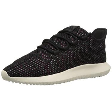 Imagem de adidas Originals Tênis de corrida feminino Tubular Shadow Ck, Preto/Giz Branco/Rosa choque, 9.5