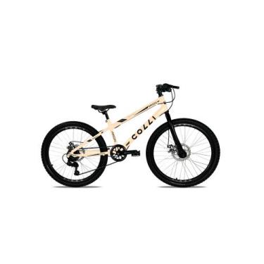 Imagem de Bicicleta Colli Airon Aro 24 com Freio a Disco 7v, 24", Preto