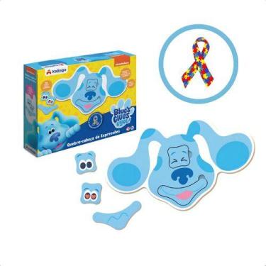 Imagem de Quebra-cabeça De Expressões Xalingo Blue's Clues - 55343 - Napolestore