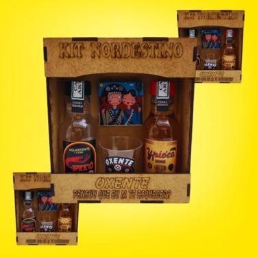 Imagem de LEMBRANÇA NORDESTINA (VERSÃO COMPLETA) | Artesanal, Caixa presente, Roleta Bebida da Sorte | (KIT 3 Unidades)| 5 PONTOS@