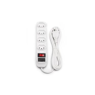 Imagem de Protetor Eletrônico 4 Tomadas Intelbras EPE 1004 Branco
