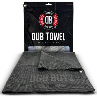 Imagem de Toalha Microfibra Sem Costura Cinza 320 GSM 40x40cm Dub Boyz - Dboyz