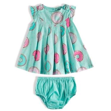 Imagem de BATA DE Bebê 100% ALGODÃO COM TAPA FRALDAS BIRD FEMININO -TAMANHO M - 