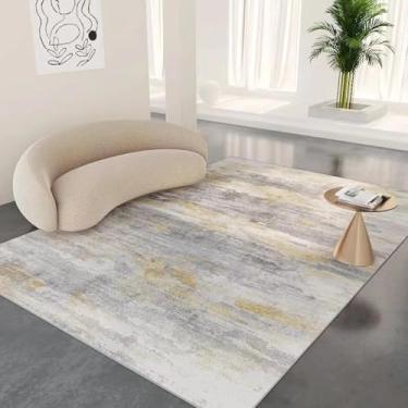 Imagem de Tapete grande para sala de estar, macio e confortável, decoração para quarto, sofá, mesa, tapete lavável (300x400 cm/sem fiapos - 6)
