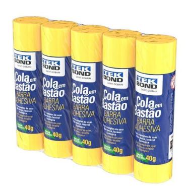 Imagem de Cola Em Bastão 40G - Shrink 5 Unidades Tekbond