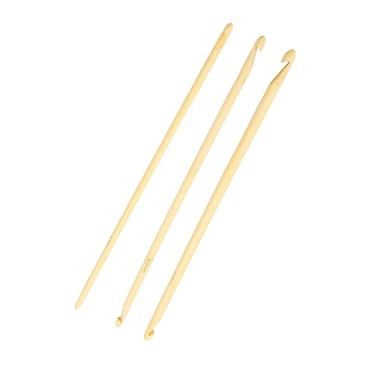 Imagem de TOPINCN 3pcs Conjunto de Gancho de crochê de Ponta Dupla, 4,5 Mm 5,5 Mm 6,5 Mm Ganchos de crochê Tunisianos para tricô Artesanato, Kit de Agulhas de Suéter de Tamanho de crochê de