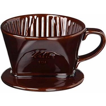 Imagem de Gotejador de café de cerâmica Kalita 101 Lotto Brown # 01003