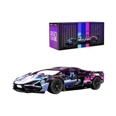 Imagem de Blocos De Construção De Carro Esportivo Lamborghinizado Sian Preto Rox