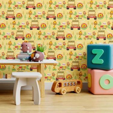 Imagem de Papel De Parede Adesivo Safari N09019 0,58x2,5M - Adesivo BR