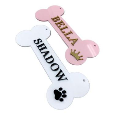 Imagem de Placa personalizada pet - Personalizamos com nome do seu pet acrilico 