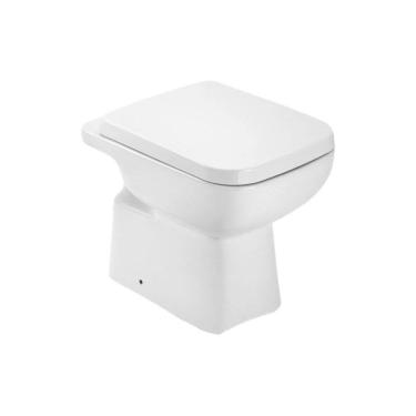 Imagem de Bacia Convencional + Kit Assento PP-SC, Anel, Fixação, Tubo de ligação Icasa