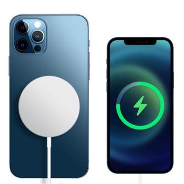 Imagem de Carregador Sem fio Magnético por Indução Compatível com iPhone XR 11 1