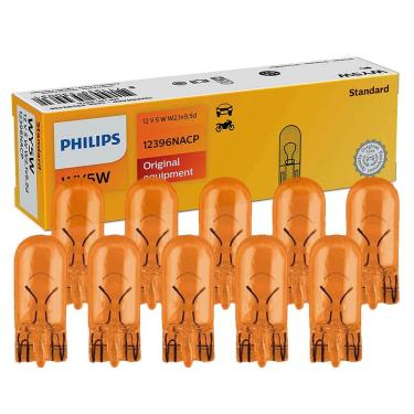 Imagem de Kit 10 Lâmpada Philips Standart 5w 12v W2,1x9,5d Wy5w Pisca