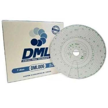 Imagem de Disco tacografo semanal 180km - dml dml006