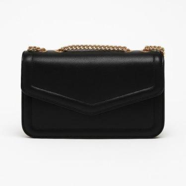Imagem de Bolsa Feminina Transversal De Ombro Pequena De Lado  - SEM MARCA, Pret