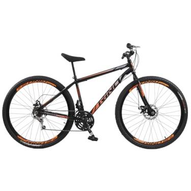 Imagem de Bicicleta Aro 29 Rino Atacama 21v Aço Carbono Freio A Disco (Laranja/Azul)