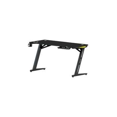 Imagem de Mesa Gamer RGB Rise Mode Desk 04, Suporte para Copos, Suporte para Headset, Preto - RM-TB-04-BK
