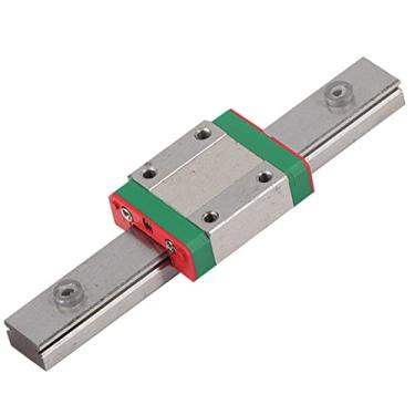 Imagem de Pissente LML12B Miniature Linear Rail Guide 12mm Linear Rail Block Linear Guide Rail Com 4 Point Design Ball Retainer para Precision Equipment Automatic Machines (100mm)