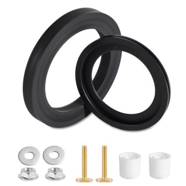 Imagem de 3un Kit de Vedação para Sanita RV para Sanitas Dometic 300/310/320, Esfera Descarga Kit de Junta Vedação Inclui Junta Esfera Descarga Parafusos Porcas Anilhas e Tampas Parafusos