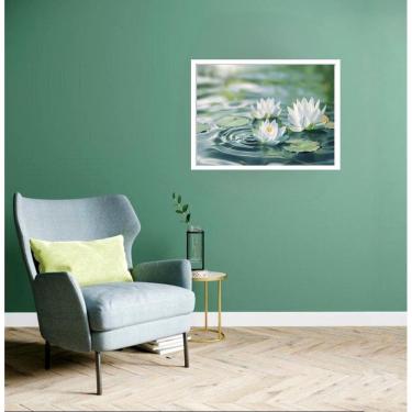 Imagem de Quadro Decorativo Flor De Lótus - 50X70Cm