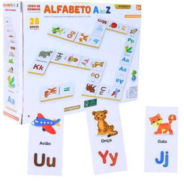 Imagem de Jogo Do Alfabeto Dominó Do A Ao Z Alfabetização 754 - Junges