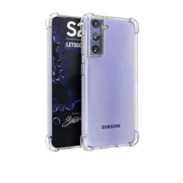 Imagem de Capa Transparente Cristalina em Silicone TPU para Samsung Galaxy S Series - Proteção Essencial e Destaque ao Design Original (Samsung Galaxy S23)