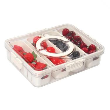 Imagem de Organizador De Geladeira Frutas E Verduras Com Cesto 3,8L - Yepp