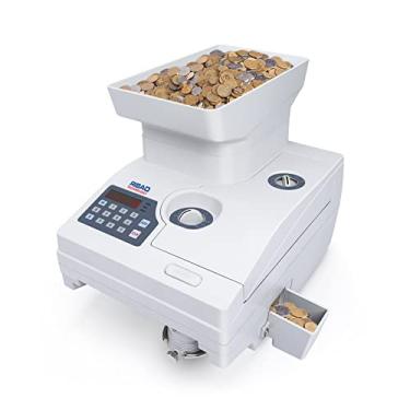 Imagem de Contador de moedas de alta velocidade Ribao HCS-3300, classificador de moedas de grau bancário resistente com funil grande, garantia de dois anos