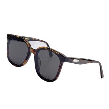 Imagem de Óculos de sol gentil design coreano feminino masculino para acetato Jackie UV400 óculos de sol olho de gato com capa original, Leopardo